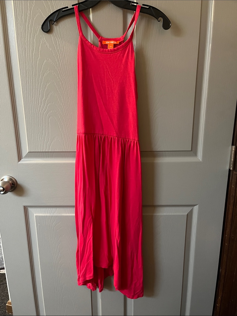 7/$20 Joe Fresh Bright Pink Midi Dress